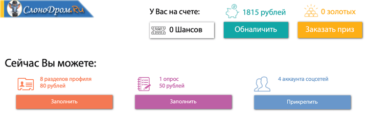 Анкетка - заработок на опросах 