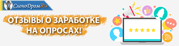 Отзывы о заработке на опросах 