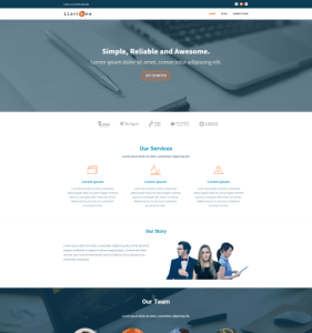 Landing Page Llorix One