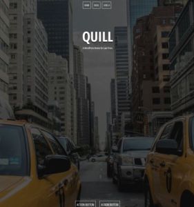 Бесплатный шаблон лендинг пейдж quill